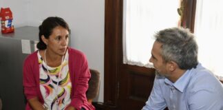 Roxana López recibe al subsecretario de Derechos Humanos