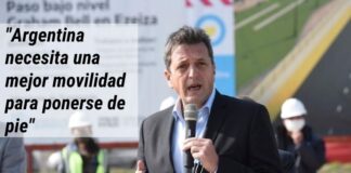 Massa: “Argentina necesita una mejor movilidad para ponerse de pie”