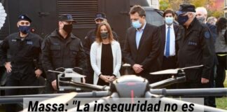 Massa: “La inseguridad no es una sensación”