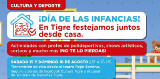 Tigre: Celebra de forma virtual el Día de las Infancias con shows y actividades recreativas