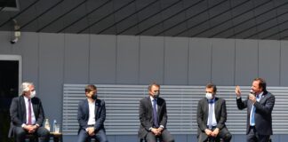 Histórico: Alberto Fernández, Axel Kicillof y Ariel Sujarchuk inauguraron el Hospital Municipal Presidente Néstor Carlos Kirchner