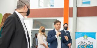Kicillof, Trotta y Ferraresi inauguraron el edificio de la escuela primaria provincial N°31