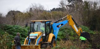 Escobar: Continúa con las obras hidráulicas en todo el distrito