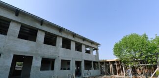 San Fernando: El Consejo Escolar de supervisó la reanudación de obra de la Primaria Nº5 y Secundaria Nº19