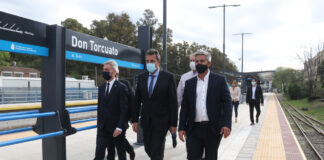 Tigre: Con la presencia de Sergio Massa y Mario Meoni, quedó inaugurada la renovada estación Don Torcuato
