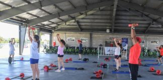San Fernando: Arrancaron a puro ritmo las clases abiertas de fitness en el Parque Náutico