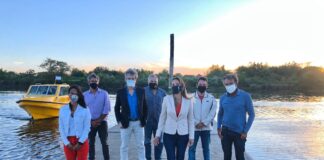 Tigre: Malena Galmarini y Sergio Federovisky, clubes náuticos y deportistas trabajan para recuperar la clausurada Pista Nacional de Remo
