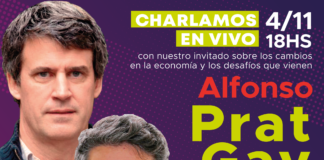 Vicente López: Ciclo de encuentros, Jorge Macri junto a Alfonso Prat Gay
