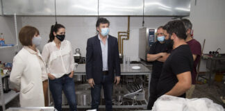 San Isidro: Patricia Bullrich y Gustavo Posse visitaron una fábrica