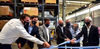 Escobar: Ariel Sujarchuk participó de la inauguración de una planta de ensamble de bicicletas de alta gama