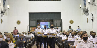 Tigre: Presente en la misa homenaje al personal policial fallecido al servicio de la comunidad