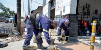 Tigre: Julio Zamora monitoreó trabajos de mantenimiento urbano en Benavídez, General Pacheco y El Talar