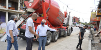 Tigre: Julio Zamora supervisó nuevas obras en el distrito