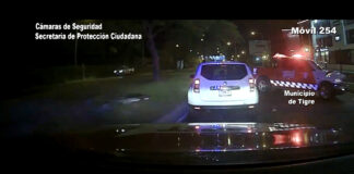 Tigre: No escaparon a las cámaras, robaron una camioneta y fueron capturados en minutos