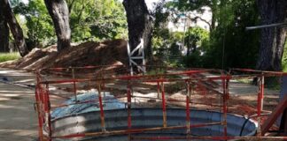San Isidro: Reparan un conducto antiguo a 11 metros de profundidad