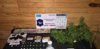 Escobar: La municipalidad incauta más de medio kilo de cocaína y detienen a dos personas