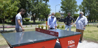 En El Talar y Benavídez, Julio Zamora monitoreó obras del Municipio en materia de deportes y educación