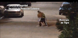 Tigre: Las cámaras del COT permitieron detener a un hombre por golpear salvajemente a su pareja