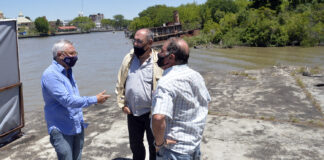 Tigre: Julio Zamora recorrió el predio recuperado por el Municipio en el Delta