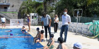 San Fernando: Andreotti visitó el inicio de las Colonias de Verano con cuidados y protocolos