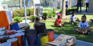 San Fernando: Chicas y chicos de las Colonias de aprenden a reciclar y hacer huertas