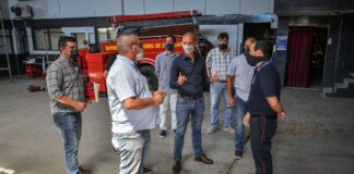 Escobar: Ramil supervisó la remodelación de la Estación de Bomberos Voluntarios del municipio