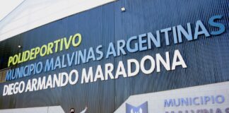 Malvinas Argentinas: Leo Nardini supervisó las obras del polideportivo “Diego Armando Maradona”