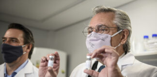 El Presidente recorrió los laboratorios de la UNSAM donde se desarrolló el suero hiperinmune anti COVID-19