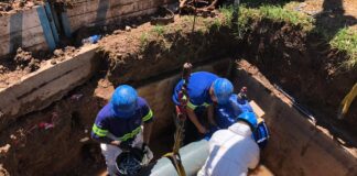 AySA renovó una válvula de gran porte para mejorar el servicio de agua a 10.000 vecinos y vecinas de San Miguel