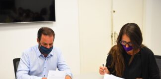 Escobar: Ariel Sujarchuk y Eli Gómez Alcorta firmaron convenios para profundizar políticas de ampliación de derechos e igualdad de género
