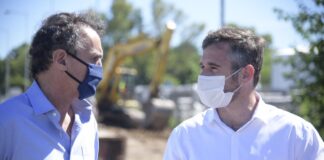 Pilar: Achával y Katopodis recorrieron las obras sobre la Ruta 25