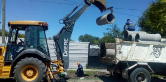 Tigre: El Municipio construye nuevos desagües pluviales en Benavídez
