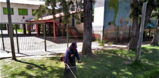 Tigre: El Municipio realizó trabajos de limpieza integral en instituciones educativas del Delta