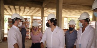 Pilar: Achával recorrió junto a Kreplak las obras en el Hospital Central