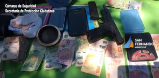 San Fernando: Protección Ciudadana persiguió y detuvo a los autores de una entradera
