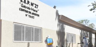 San Fernando: Sanitizan escuelas contra el covid-19 previo al inicio de clases