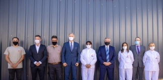 Pilar: El Presidente visitó la planta del laboratorio Richmond que invertirá 80 millones de dólares en el país
