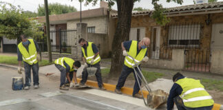 San Isidro: Posse y Katopodis recorrieron los nuevos pavimentos de Boulogne y Villa Adelina