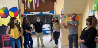 Malvinas Argentinas: La Directora Nacional de Cuidados Integrales y el Subsecretario de Economía Popular de la Provincia visitaron el EPI Cielo Azul del municipio