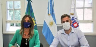 Galmarini y Achaval mantuvieron un encuentro de trabajo y firmaron un convenio para continuar obras de agua y cloacas en Pilar