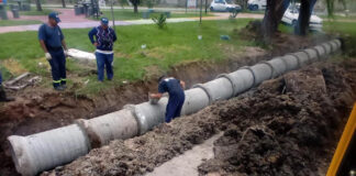 Tigre: Con inversión municipal, avanza una nueva obra hidráulica en General Pacheco
