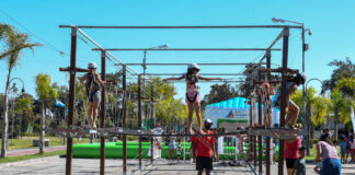 San Fernando: Compartió un fin de semana con juegos y deportes en el Parque del Bicentenario
