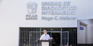 Pilar: Achával inauguró la Unidad de Diagnóstico Intermedio Comodoro Meisner