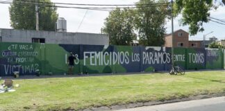 San Isidro: Pintan un mural para concientizar sobre la violencia de género