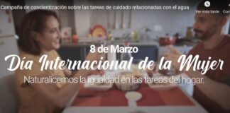 AySA lanza en el Día Internacional de la Mujer una campaña de concientización sobre las tareas de cuidado relacionadas con el agua