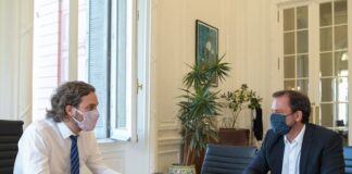 Cafiero y el intendente Sujarchuk se reunieron por la próxima Expo Escobar 2021