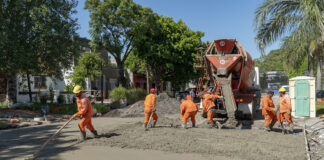 San Isidro: Nuevo pavimento en un tramo de primera junta
