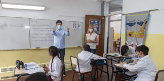 San Isidro: Empezaron las clases presenciales