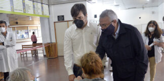 Tigre: Zamora y Kreplak monitorearon los puntos de vacunación contra el Covid-19