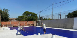 Tigre: El Municipio finaliza la renovación de la cancha de fútbol del Club Social y Deportivo El Embrujo del barrio Almirante Brown